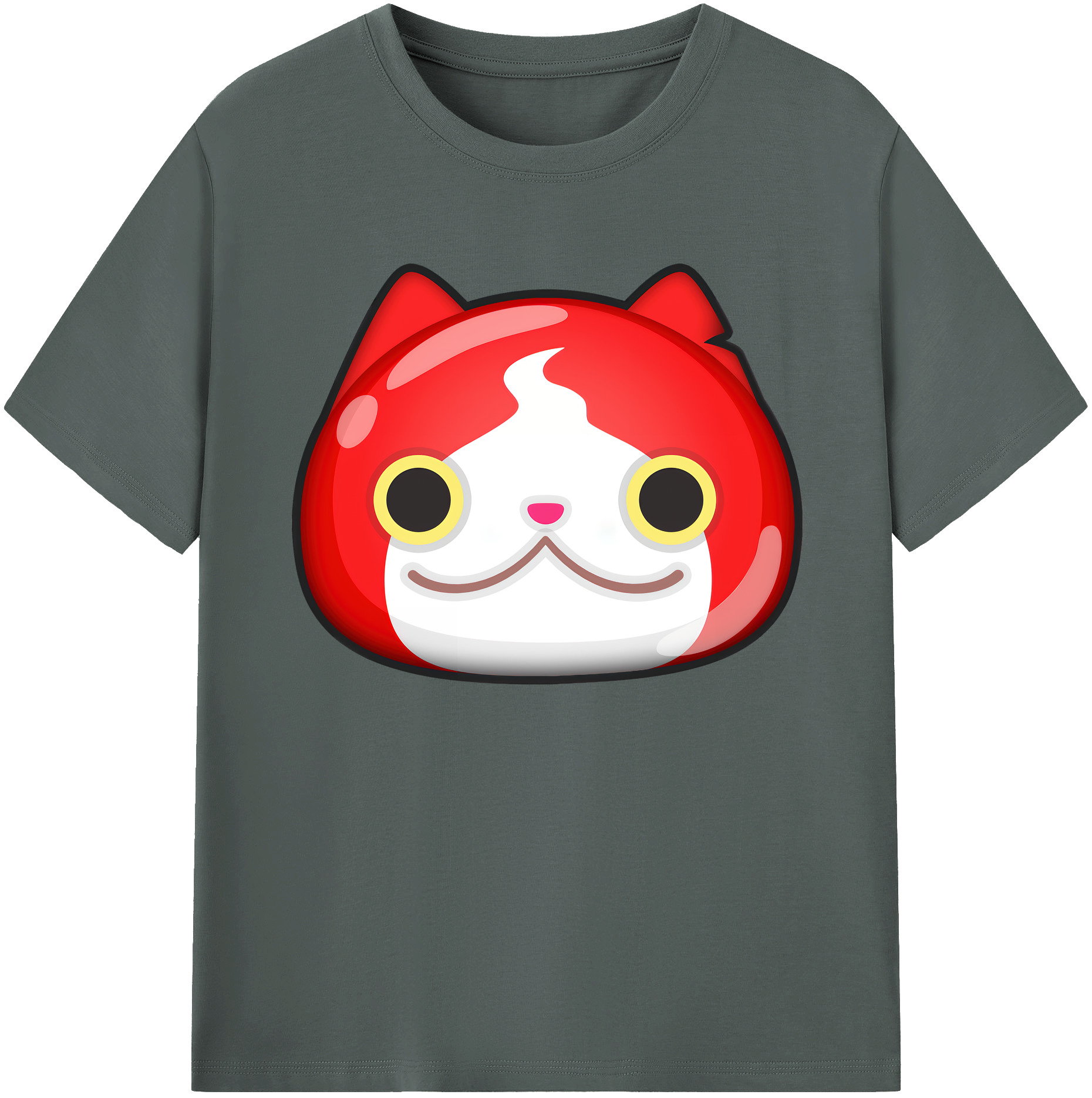 （画像用） 妖怪ウォッチ Yo-kai Watch 綿100％ メンズ半袖Tシャツ｜肌触りやわらか＆通気性